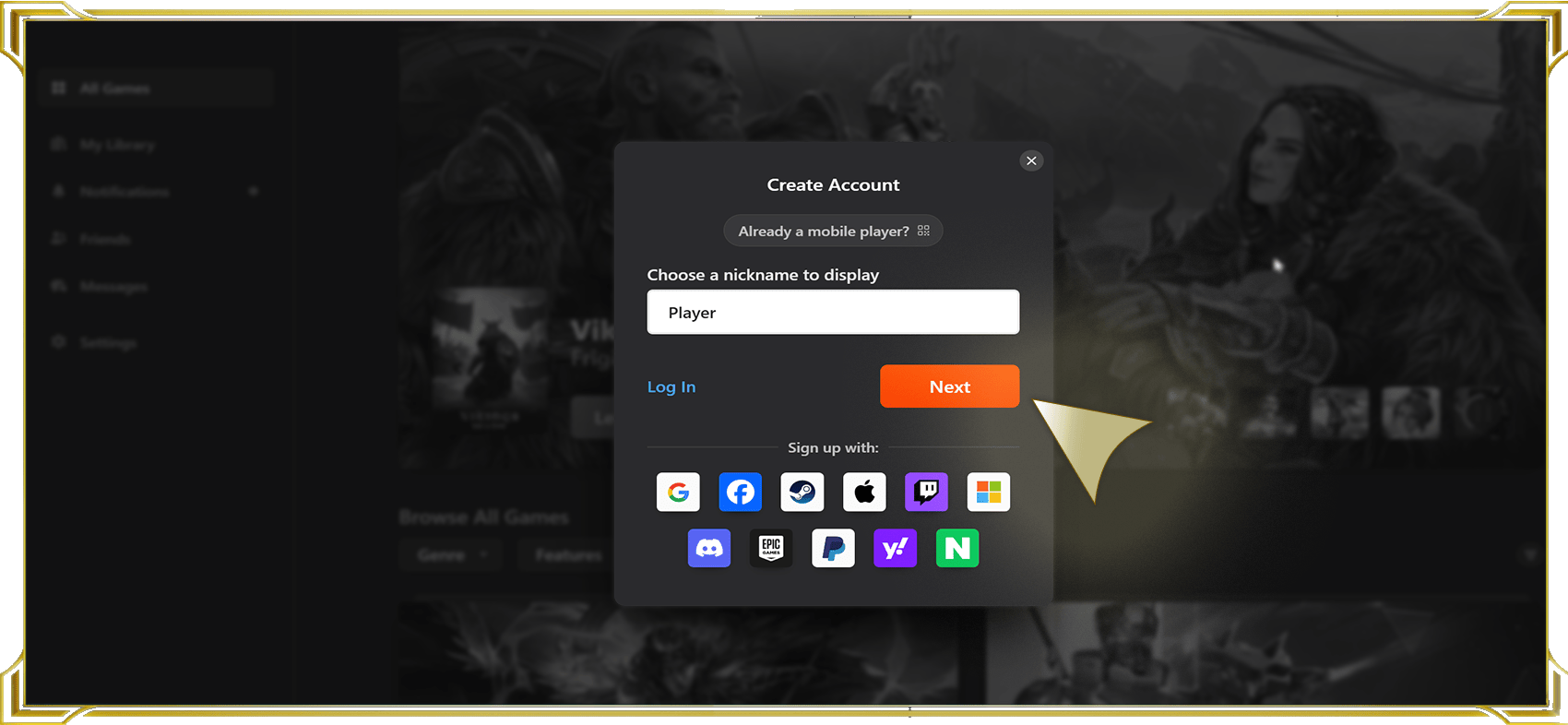 Create Plarium ID Plarium Play.gif