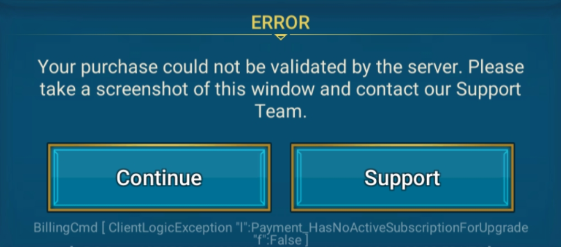 Mobile payment errors and how to resolve them – RAID: Shadow Legends